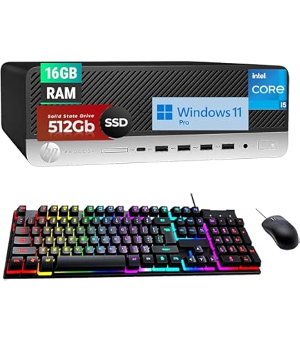 Amazon.com: HP ProDesk 600 G5 SFF Home and Business Desktop